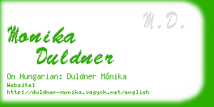 monika duldner business card